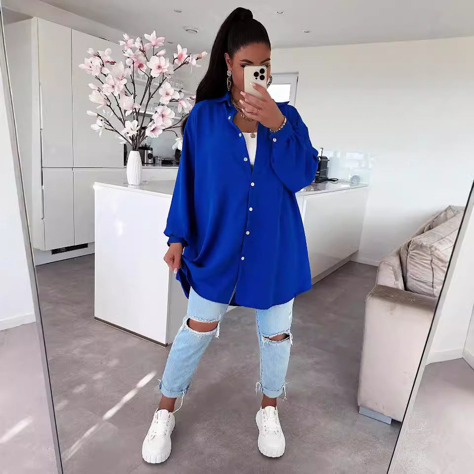 European And American Fashion Loose Coat For Women