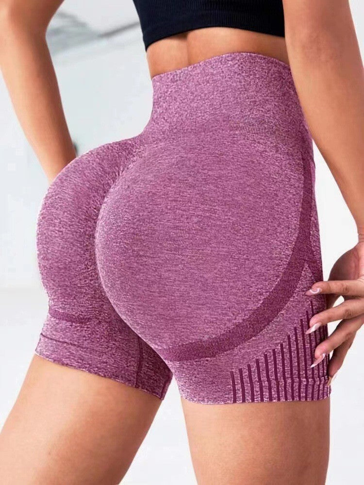 New Yoga Shorts High Waist Hip Lift Running Fitness Sportswear