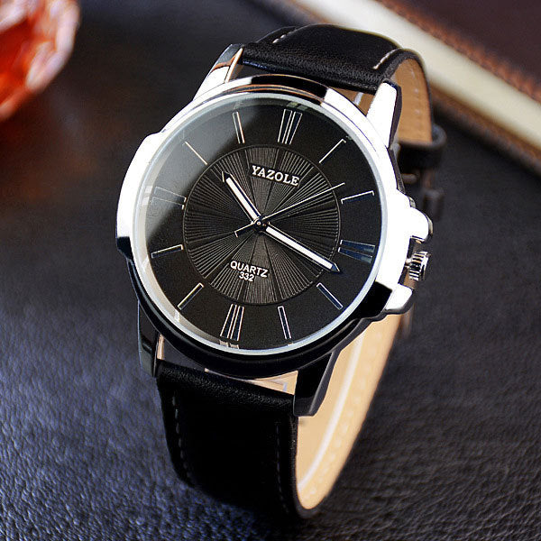 YAZOLE Fashion Quartz Watches Brand Luxury Male Clock Business Mens Wrist Watch Hodinky