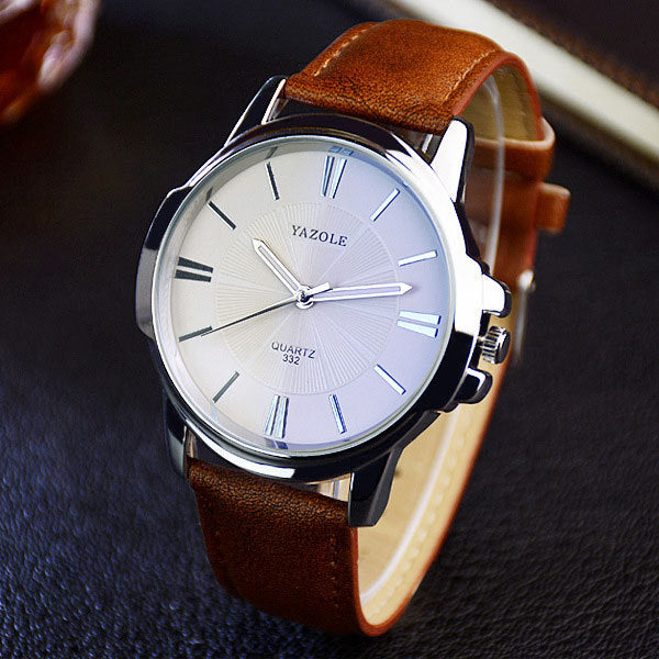 YAZOLE Fashion Quartz Watches Brand Luxury Male Clock Business Mens Wrist Watch Hodinky