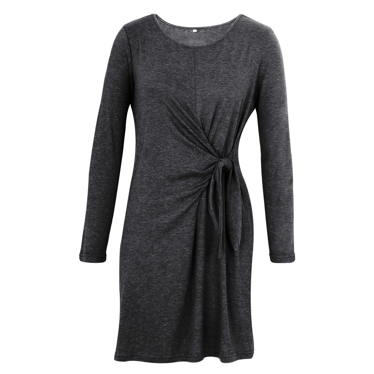 Autumn and winter dress with sleeves