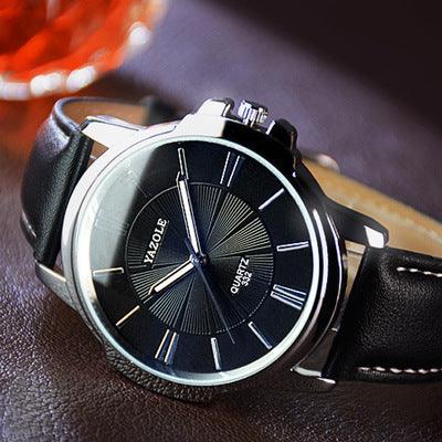 YAZOLE Fashion Quartz Watches Brand Luxury Male Clock Business Mens Wrist Watch Hodinky