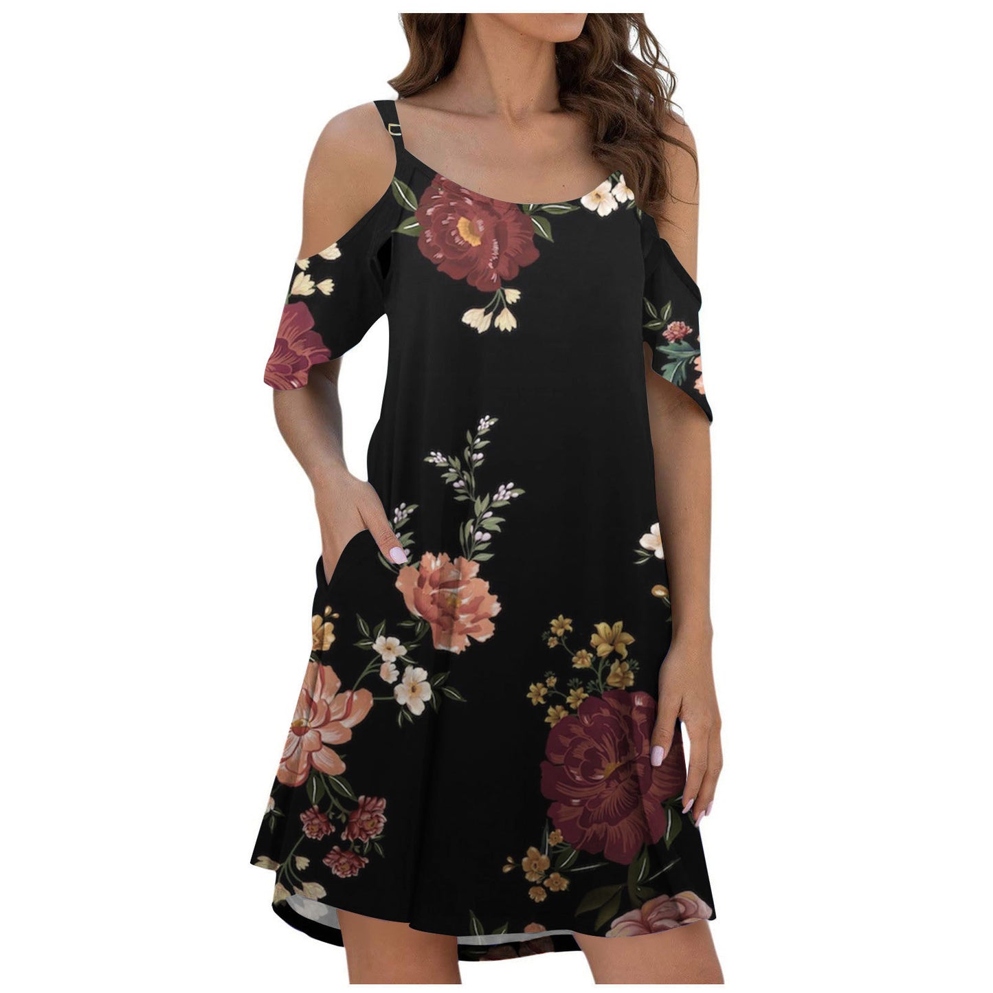 Printed Suspender Dress Summer Dress For Women