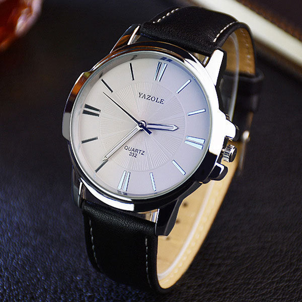 YAZOLE Fashion Quartz Watches Brand Luxury Male Clock Business Mens Wrist Watch Hodinky