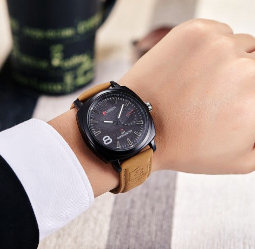 Cool fashion watch brand in South Korea are men students electronic belt watches