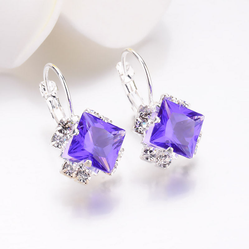 Women rhombus earrings