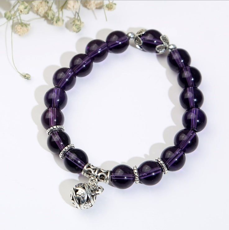 Natural opal beads bracelets vintage stainless steel braceletes for women