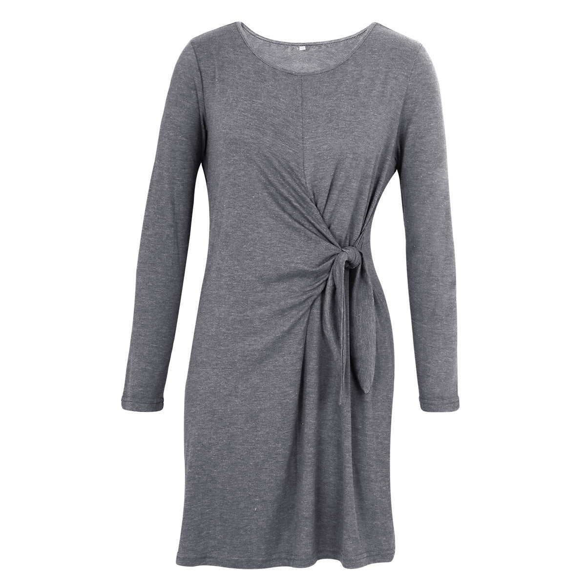 Autumn and winter dress with sleeves