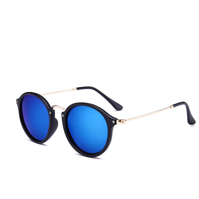 Metal Round Face Retro Driver Sunglasses Men And Women Sunglasses