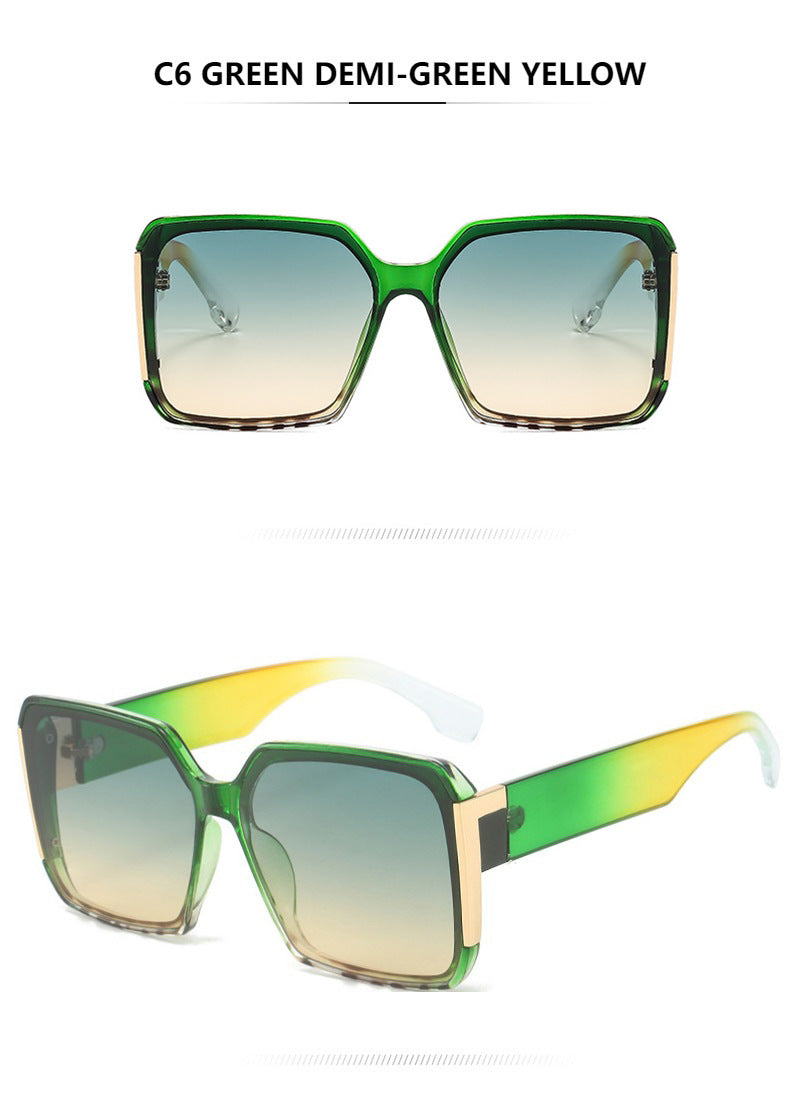 Retro Fashion Outdoor Box Luxury Sunglasses