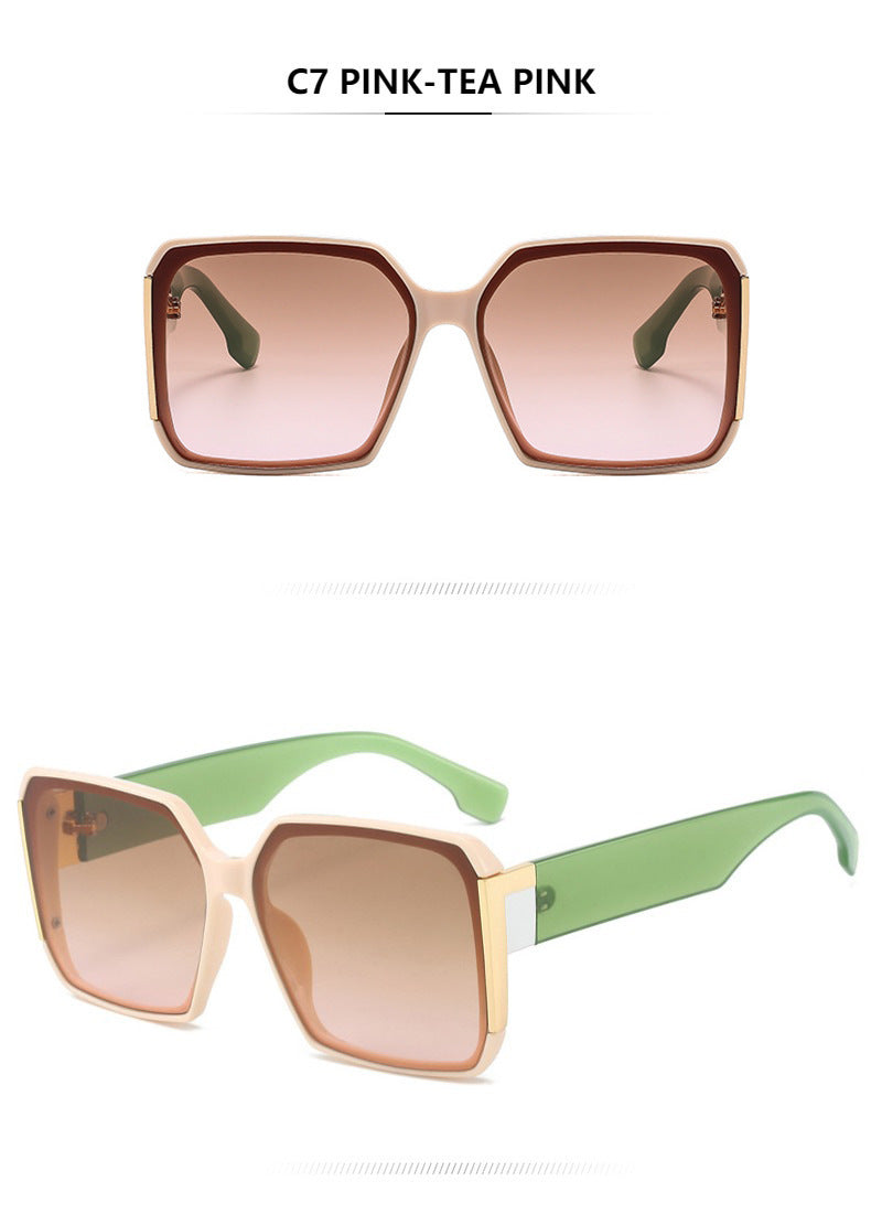 Retro Fashion Outdoor Box Luxury Sunglasses