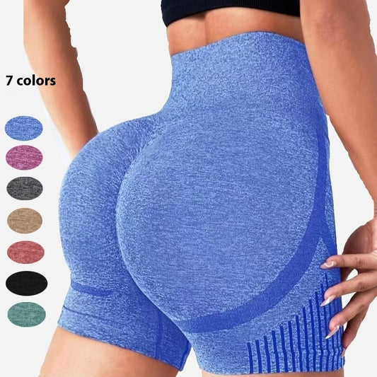 New Yoga Shorts High Waist Hip Lift Running Fitness Sportswear