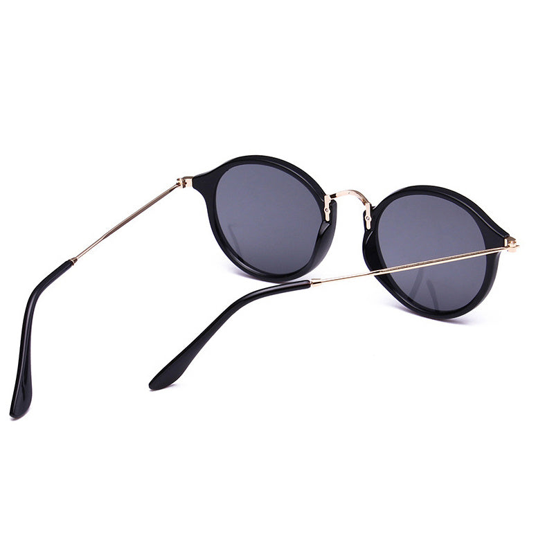 Metal Round Face Retro Driver Sunglasses Men And Women Sunglasses