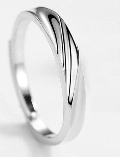 Women's Sterling Silver Couple Ring